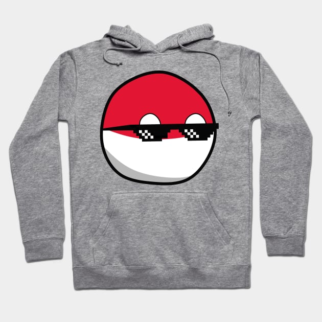 Polandball Countryballs Hoodie by photographer1